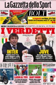 Le prime pagine dei quotidiani sportivi in edicola questa mattina 33 la gazzetta dello sport 2021 04 07 606d307029332