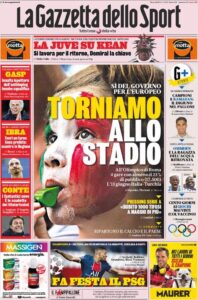 Le prime pagine dei quotidiani sportivi in edicola questa mattina 33 la gazzetta dello sport 2021 04 14 60766a27a2ee0