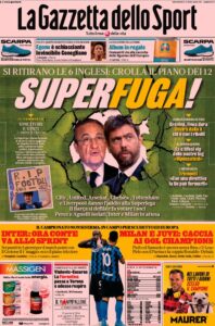 Le prime pagine dei quotidiani sportivi in edicola questa mattina 33 la gazzetta dello sport 2021 04 21 607fa4d00b839