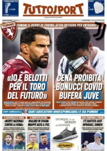 Le prime pagine dei quotidiani sportivi in edicola questa mattina 35 tuttosport 2021 04 02 6066a1692b812