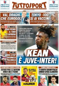 Le prime pagine dei quotidiani sportivi in edicola questa mattina 35 tuttosport 2021 04 14 60766a7ca8ee0