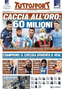 Le prime pagine dei quotidiani sportivi in edicola questa mattina 35 tuttosport 2021 04 28 6088e2dfe14f1