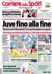 Le prime pagine dei quotidiani sportivi in edicola questa mattina 34 IMG 20210513 WA0002