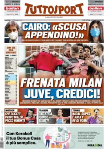 Le prime pagine dei quotidiani sportivi in edicola questa mattina 35 IMG 20210517 WA0001