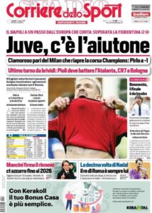 Le prime pagine dei quotidiani sportivi in edicola questa mattina 34 IMG 20210517 WA0002