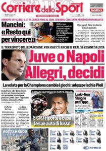 Le prime pagine dei quotidiani sportivi in edicola questa mattina 34 IMG 20210518 WA0002
