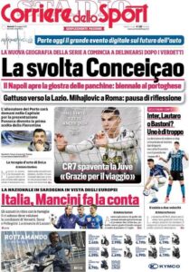 Le prime pagine dei quotidiani sportivi in edicola questa mattina 34 IMG 20210525 WA0003