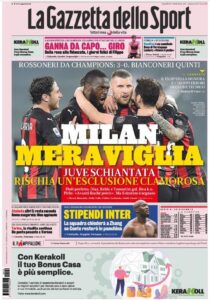 Le prime pagine dei quotidiani sportivi in edicola questa mattina 33 Screenshot 20210510 011943 Chrome
