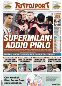 Le prime pagine dei quotidiani sportivi in edicola questa mattina 35 Screenshot 20210510 012046 Chrome