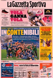 Le prime pagine dei quotidiani sportivi in edicola questa mattina 33 WhatsApp Image 2021 05 09 at 07.37.23 1