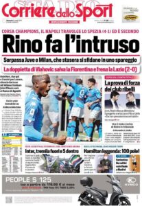 Le prime pagine dei quotidiani sportivi in edicola questa mattina 35 WhatsApp Image 2021 05 09 at 07.37.23