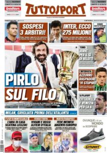 Le prime pagine dei quotidiani sportivi in edicola questa mattina 34 WhatsApp Image 2021 05 21 at 07.36.55