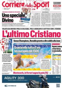 Le prime pagine dei quotidiani sportivi in edicola questa mattina 34 WhatsApp Image 2021 05 22 at 07.49.21 1