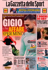 Le prime pagine dei quotidiani sportivi in edicola questa mattina 35 WhatsApp Image 2021 05 22 at 07.49.22