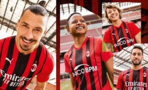 AC Milan e Puma presentano oggi la nuova home kit 2021/2022