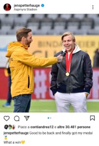 Hauge torna a casa. Visita al Bodo-Glimt e premiazione - FOTO 29 93239689 3f25 4d55 b29e 22d2245425fc