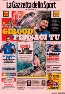 Le prime pagine dei quotidiani sportivi in edicola questa mattina 33 IMG 20210603 WA0001