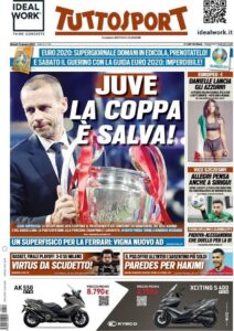 Le prime pagine dei quotidiani sportivi in edicola questa mattina 35 IMG 20210610 WA0000