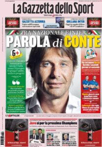 Le prime pagine dei quotidiani sportivi in edicola questa mattina 33 IMG 20210610 WA0001