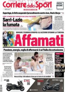 Le prime pagine dei quotidiani sportivi in edicola questa mattina 34 IMG 20210610 WA0002