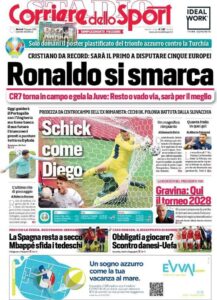 Le prime pagine dei quotidiani sportivi in edicola questa mattina 34 IMG 20210615 WA0017