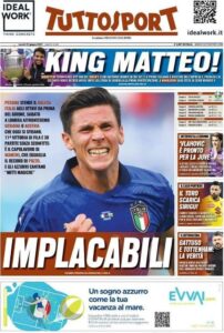 Le prime pagine dei quotidiani sportivi in edicola questa mattina 35 IMG 20210621 WA0001