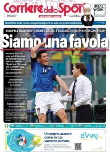 Le prime pagine dei quotidiani sportivi in edicola questa mattina 34 IMG 20210621 WA0003