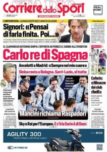 Le prime pagine dei quotidiani sportivi in edicola questa mattina 34 WhatsApp Image 2021 06 02 at 07.26.01