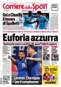 Le prime pagine dei quotidiani sportivi in edicola questa mattina 35 WhatsApp Image 2021 06 05 at 07.43.41 1