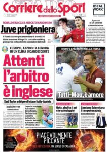 Le prime pagine dei quotidiani sportivi in edicola questa mattina 34 WhatsApp Image 2021 06 25 at 07.15.08 1