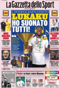 Le prime pagine dei quotidiani sportivi in edicola questa mattina 33 la gazzetta dello sport 2021 06 01 60b5b3c960ae3