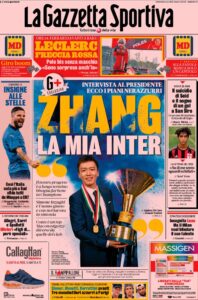 Le prime pagine dei quotidiani sportivi in edicola questa mattina 35 la gazzetta dello sport 2021 06 06 60bc4afaca340
