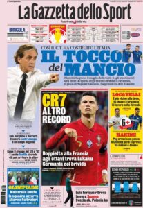Le prime pagine dei quotidiani sportivi in edicola questa mattina 33 la gazzetta dello sport 2021 06 24 60d3bd0054166