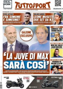 Le prime pagine dei quotidiani sportivi in edicola questa mattina 35 tuttosport 2021 06 08 60bea5004344e