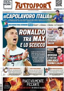Le prime pagine dei quotidiani sportivi in edicola questa mattina 35 tuttosport 2021 06 29 60da547f8e167