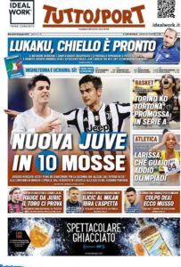 Le prime pagine dei quotidiani sportivi in edicola questa mattina 33 tuttosport 2021 06 30 60dbf53df04d4