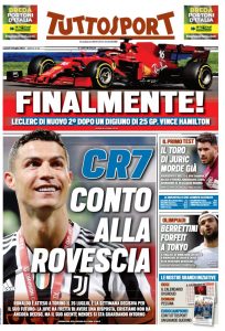 Le prime pagine dei quotidiani sportivi in edicola questa mattina 35 IMG 20210719 WA0001