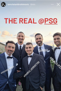 Ibra su Instagram: «Questo è il vero PSG». Non c'è Donnarumma - FOTO 29 Schermata 2021 07 15 alle 21.36.00