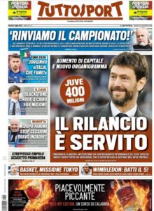 Le prime pagine dei quotidiani sportivi in edicola questa mattina 35 Screenshot 20210701 011556 Chrome