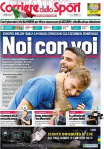 Le prime pagine dei quotidiani sportivi in edicola questa mattina 34 WhatsApp Image 2021 07 02 at 07.32.59
