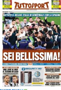 Le prime pagine dei quotidiani sportivi in edicola questa mattina 35 WhatsApp Image 2021 07 03 at 07.36.47