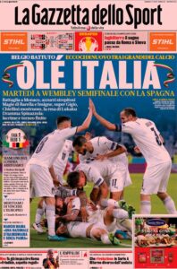 Le prime pagine dei quotidiani sportivi in edicola questa mattina 33 WhatsApp Image 2021 07 03 at 07.36.49