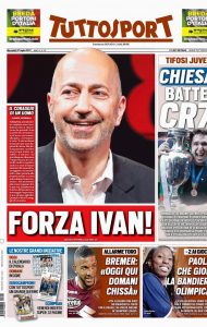 Tuttosport, la prima pagina è per Gazidis: «Forza Ivan» 29 f5b77085 25ad 4529 93f6 f8442ad9622e