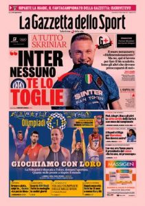 Le prime pagine dei quotidiani sportivi in edicola questa mattina 33 la gazzetta dello sport 2021 07 22 60f8f143839fe