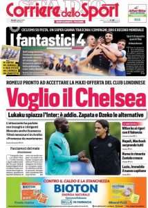 Le prime pagine dei quotidiani sportivi in edicola questa mattina 34 IMG 20210805 WA0001