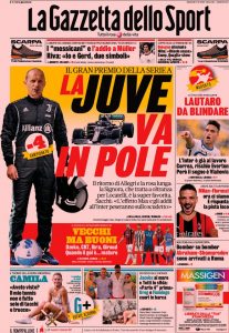 Le prime pagine dei Quotidiani Sportivi in edicola questa mattina 33 IMG 20210817 WA0005