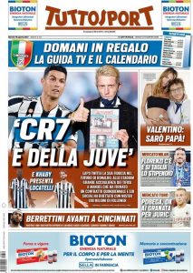 Le prime pagine dei Quotidiani Sportivi in edicola questa mattina 35 IMG 20210819 WA0026