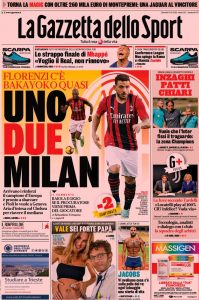 Le prime pagine dei Quotidiani Sportivi in edicola questa mattina 33 IMG 20210819 WA0027