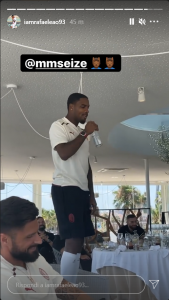 Giroud-Maignan Show: cantano e rappano al ristorante- FOTO 32 Screenshot 2021 08 05 at 15 18 18 Stories • Instagram