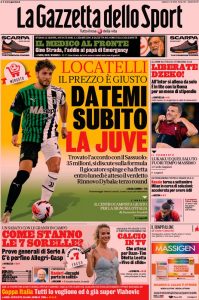 Le prime pagine dei quotidiani sportivi in edicola questa mattina 33 WhatsApp Image 2021 08 14 at 07.36.26 1
